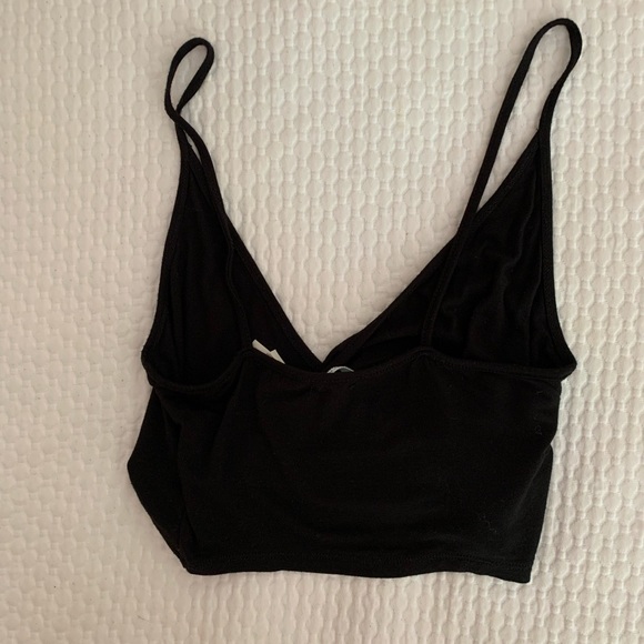 Urban Outfitters  black wrap top - Picture 5 of 5